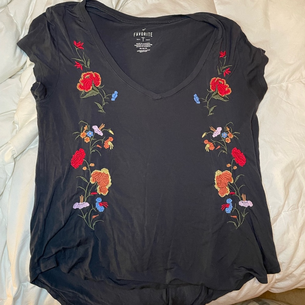 Soft and sexy floral tee